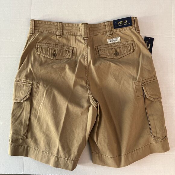 Polo Ralph Lauren Mens Sz 36 Cargo Shorts Classic Gellar Montana Khaki NWT - Picture 5 of 11